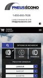 Mobile Screenshot of pneusecono.com